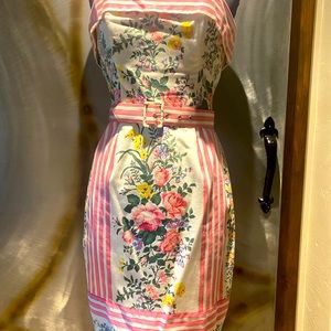 Betsey Johnson strapless cocktail dress